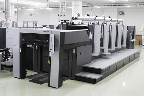 LE-UV 菊全 5C オフセット印刷機（Heidelberg）